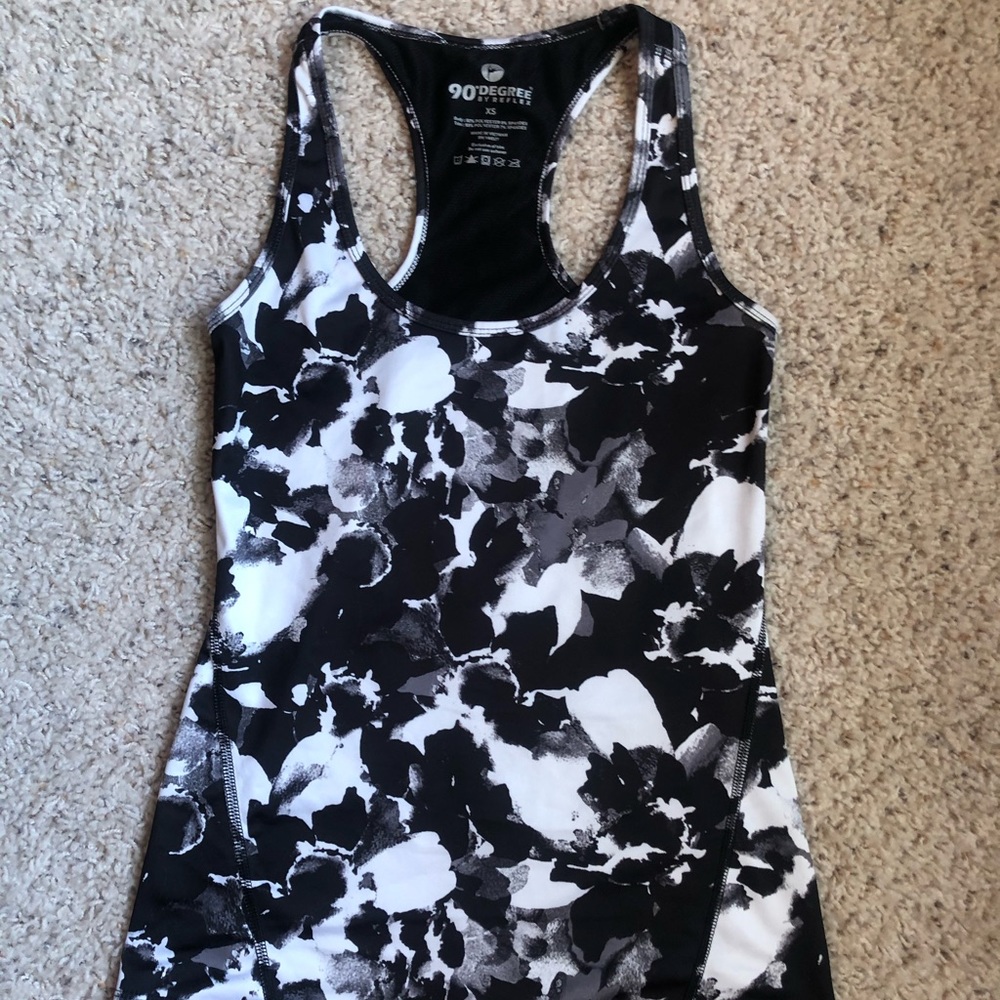 Black and white tank